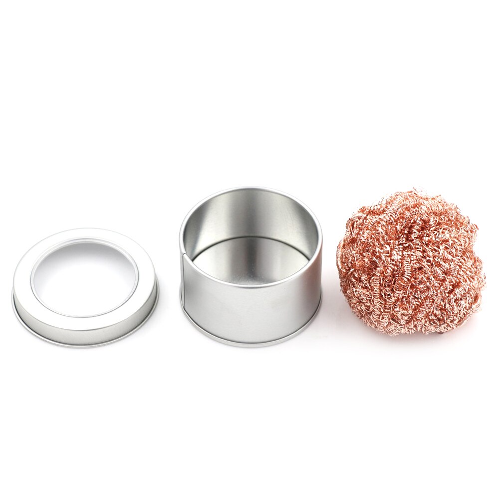 Thuis Cleaning tools Solderen Soldeerbout Tip Cleaner Staal Schoonmaken Draad Bal Zware Lassen: Default Title