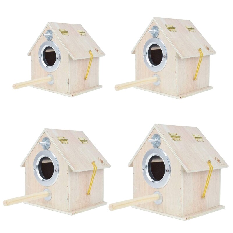Vogelnest Taube Haus Holz Papagei Zucht Kasten Ich bin Freien Hängende Dekoration Warme Garten Schutz Lebensraum Pastoralen Kreative handwerk