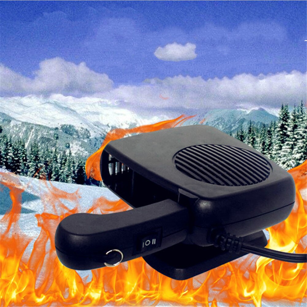 Podgrzewacz samochodowy grzejnik elektryczny wentylator ogrzewający i chłodzący 12V/24V DC samochód automatyczny przenośny odmrażacz przedniej szyby Demister automatyczny grzejnik elektryczny