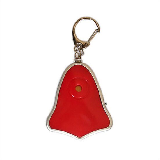 Détecteur de clé sifflet Anti-perte | , Anti-perte, bip clignotant, sac de clé pour enfant, localisateur de portefeuille, notification d'alarme pour animal de compagnie, directe: Bell Red