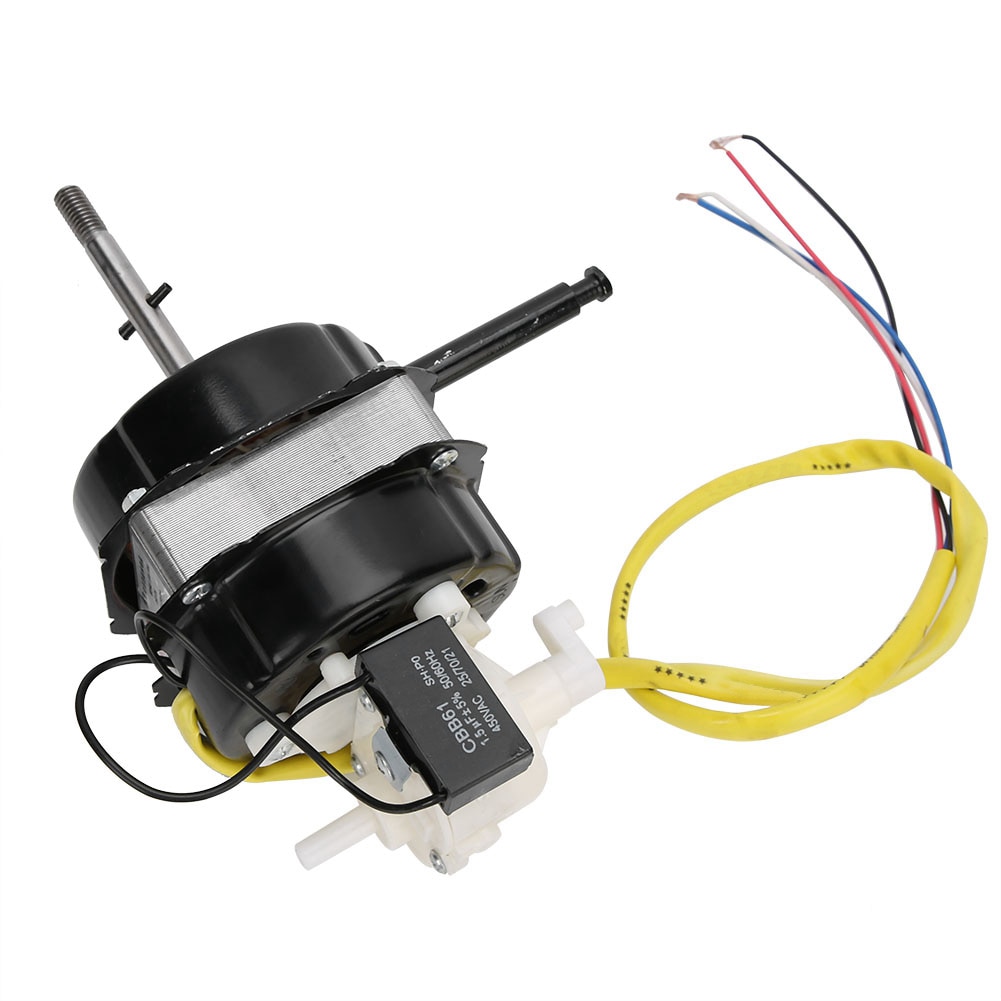220V Electric Floor Fan Motor Dual Ball Bearing Accessory with Capacitor Copper Head Fan Parts
