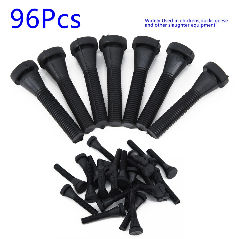 96Pcs Chicken Geese Poultry Plucking Fingers Plucker Picker Hair Removal Tools