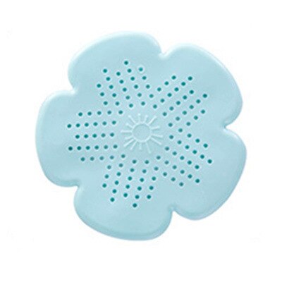 1Pc flower Sewer Outfall Strainer Bathroom Sink Filter Anti-blocking Floor Drain Hair Stopper Catcher Kitchen Bathroom Accessori: green