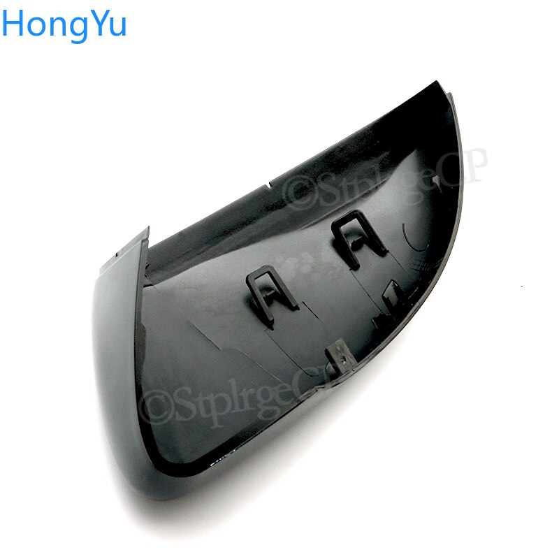 2 stk. sidespejl dæksler til vw golf 6 gti 6 golf 6 r mk6 r20 touran par vinge bakspejl cover cover cap cap sort