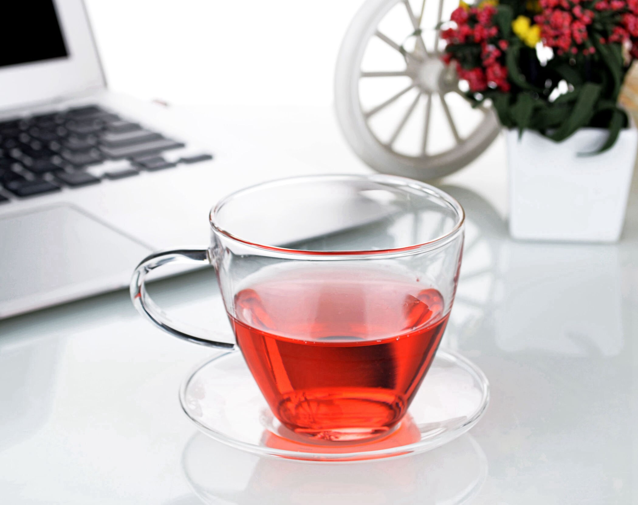 1x140 ml Wärme Beständig Klar Mini Kung-Fu Tee Kaffee Tasse + Untertasse Neue Handgemachte kaffee tasse gemacht in China