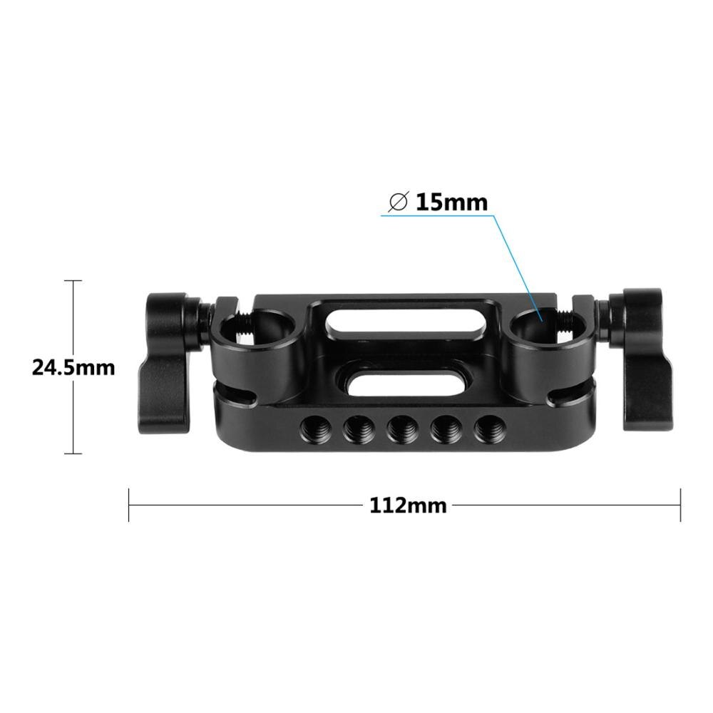 Adaptador de sapato frio lidar com montagem superior câmeras dslr gaiolas com 15 mm haste braçadeira universal handgrip queijo alça slr photo studio