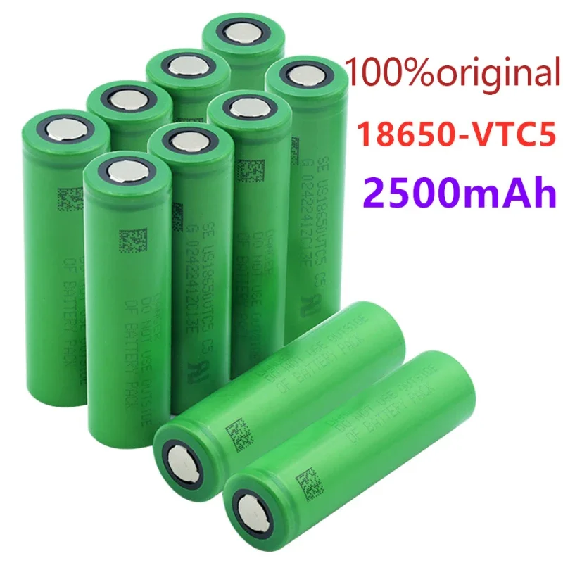 Original 3.7 V Rechargeable Voltage US18650 VTC5 2600 MAH VTC5 18650 Battery Replace 3.7 V 2600 MAH 18650 Battery.