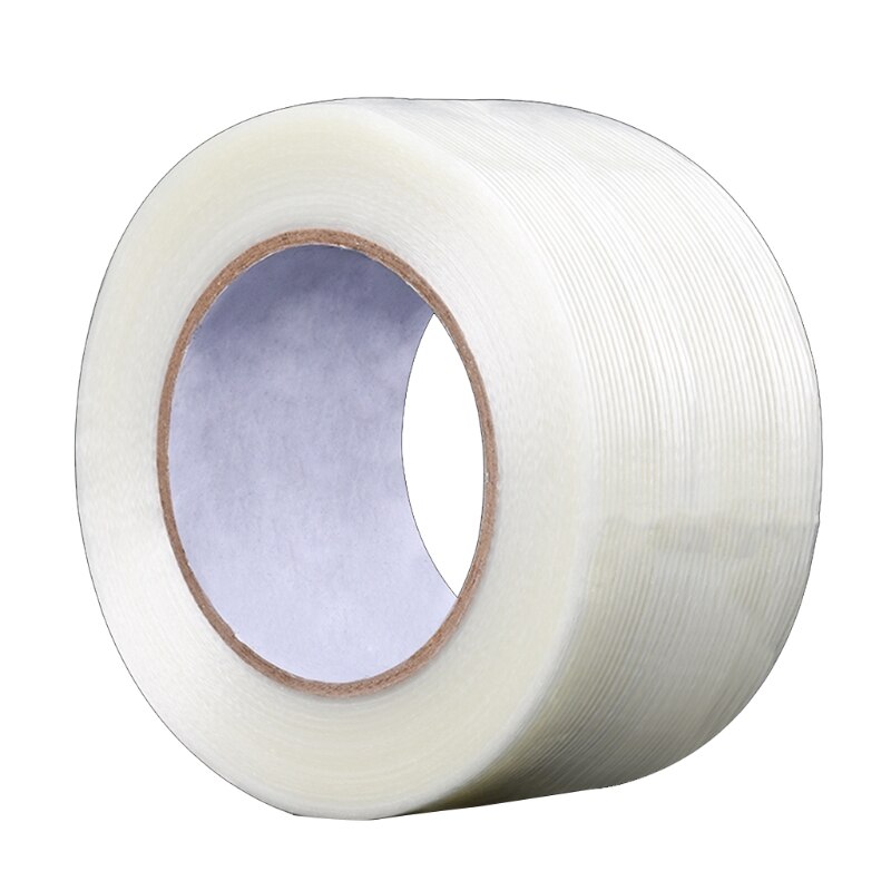 R9UA Extra Strong Crossweave Fibreglass Reinforced Filament Tape Heavy Duty Tear Resistant Packaging Sealing Packing Tape: 40L