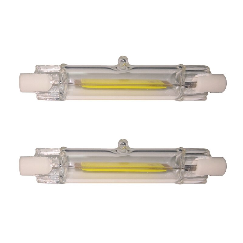 Ampoule LED R7S remplacer lampe halogène perle COB 78MM AC 220V projecteur à intensité variable 2 pièces