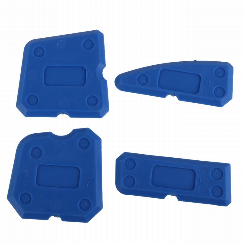Scellant pour porte de fenêtre Silicone | Outil d'épandage, spatule grattoir ciment outil d'élimination du calfeutrage de finition Kit de calfeutrage #1 4/9 pièces
