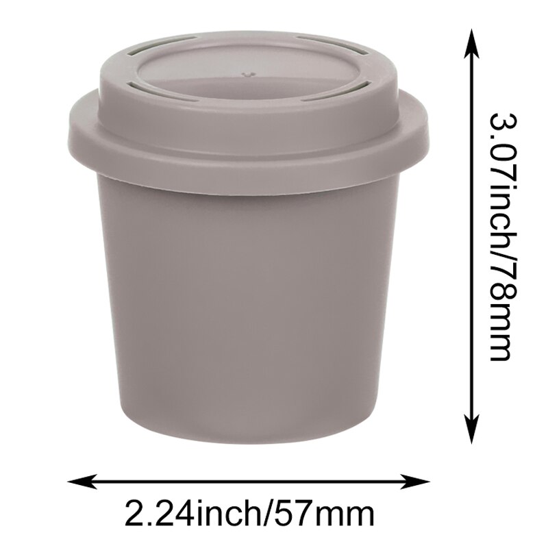 Empty Coffee Cup Shape Beauty Sponge Holder Stand Powder Puff Display Stand Mildew Proof Powder Puff Dry Box Set