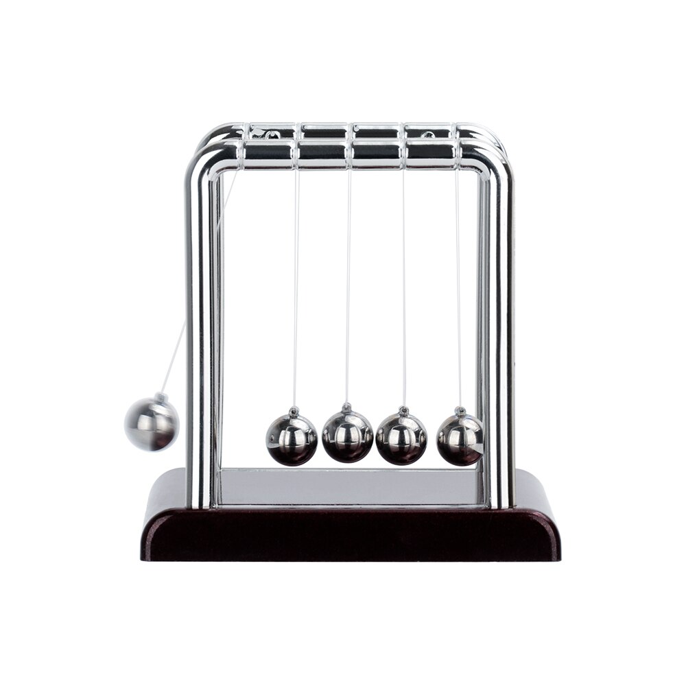 Balancier en métal pour enfants, boule en acier, accessoires de jeu anti-stress, ornement, 1 pièce, Newton: 9x7.5x 9.5CM