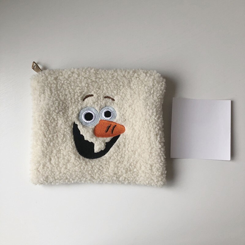 Vrouwen schoudertassen met koeienpatroon, dames pluche handtas, cartoon tassen voor dames, casual tas, mini-portemonnee met rits: Stijl -3
