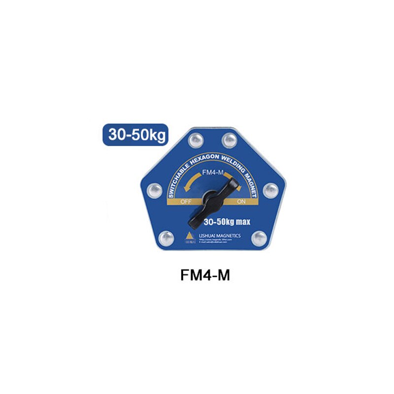 Fm4- s /fm4- m omskiftelig sekskantet svejsemagnet tænd / sluk multi-vinkel svejseholdere til jern svejsning positionering: Fm4- m