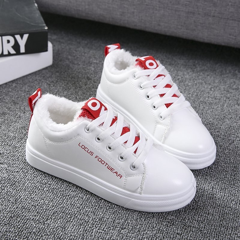 Witte split leren dames dikke sneakers witte schoenen met vetersluiting tennisschoenen voor dames platform dames casual schoenen