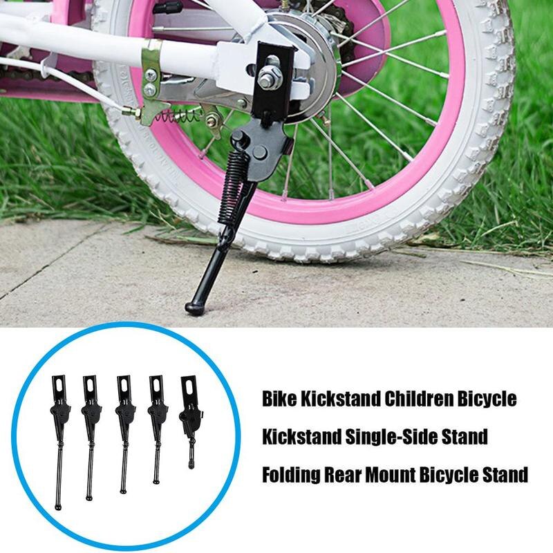 Soporte de aparcamiento para bicicleta infantil, soporte lateral para bicicleta de 12/14/16/18/20 pulgadas, soporte para bicicleta, accesorios para pie Suppo E9E0