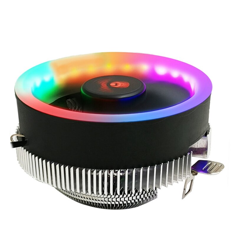 COOLMOON CAIYUEQ2 RGB CPU Cooler Heatsink LED 12V for AMD PC Processor Desktop Cooling Radiator