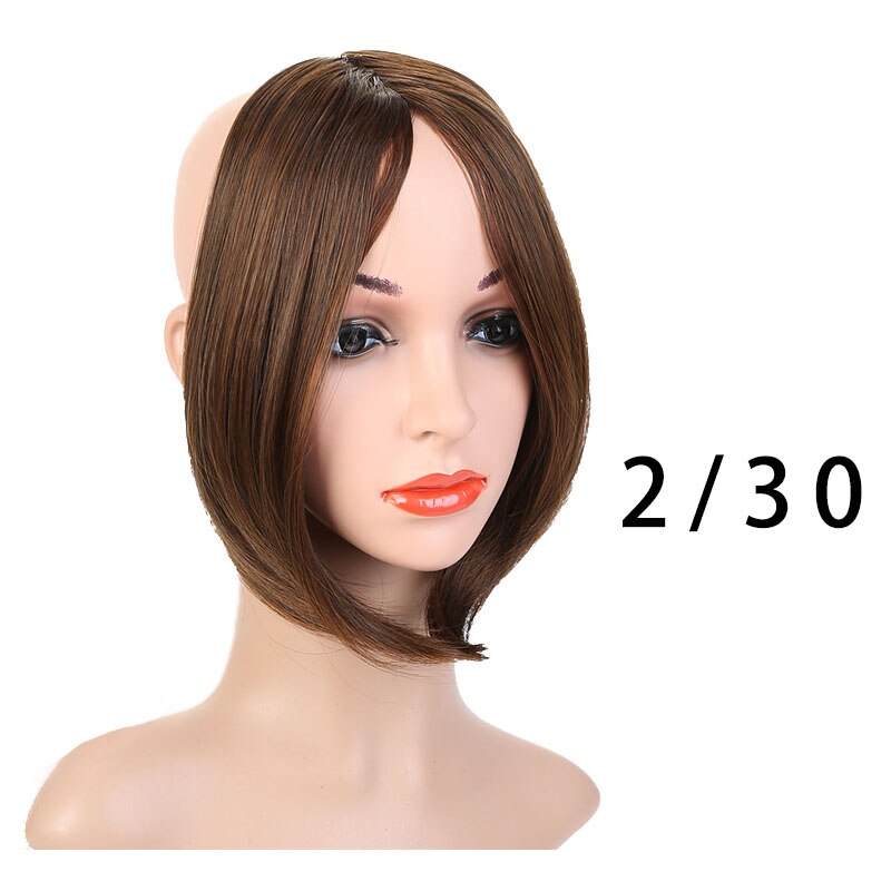 TALANG Long Bangs Clip In on Front Hair Bang Side Fringe Hair Extension Natural Synthetic Bangs Hair Accessories for Women: L6-31