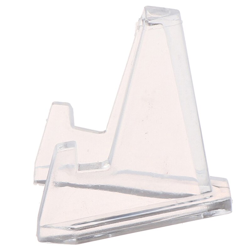 10 Supports Transparents Pour Pièces, Badges, Médailles - Présentation Chevalet