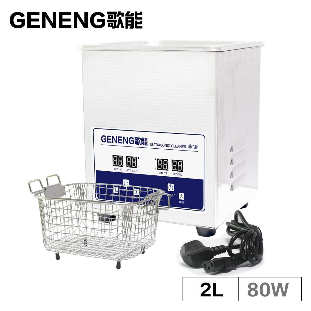 2L Digital Ultrasonic Cleaner Bath Heat Time Cleaning Ultrasound Tank Metal Mold Washer Lab Equipment Jewelry Watch