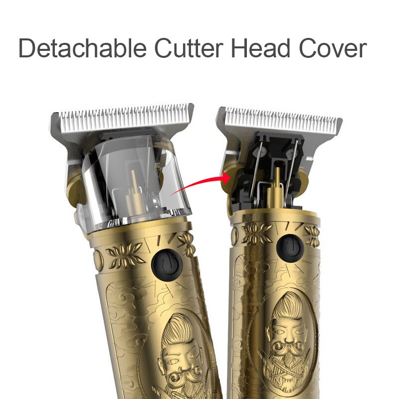 Hair Graver Machine Electric Hair Clipper Rechargeable Retro Oil Head hair Trimmer T9 Gradient Hair Clipper Direct