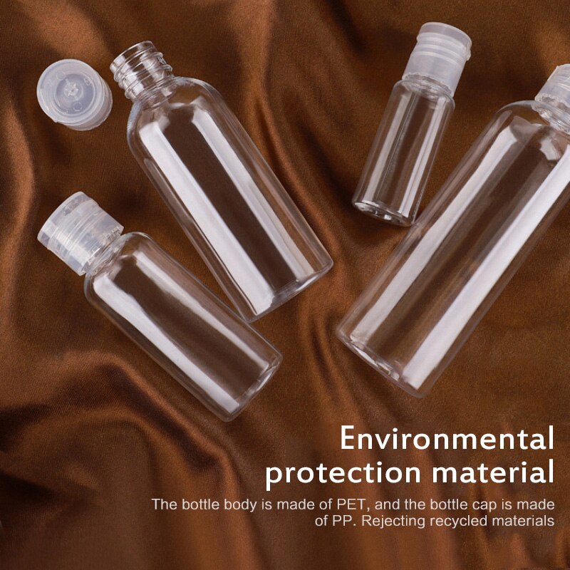 Lot De 2 Flasques De Voyage En Plastique - Capacité ~760 Ml, Bouchon Chromé, Antidérapant, 22.9x10.2 Cm
