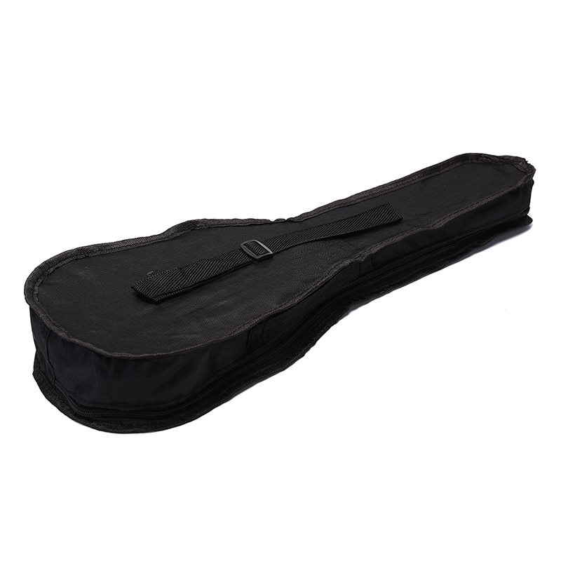 Tragbare dauerhaft 21 Zoll Schwarz Ukulele Tasche Weiche fallen Mono Tasche Einzelnen Schulter Rucksack Gepolsterte Musical Instrument