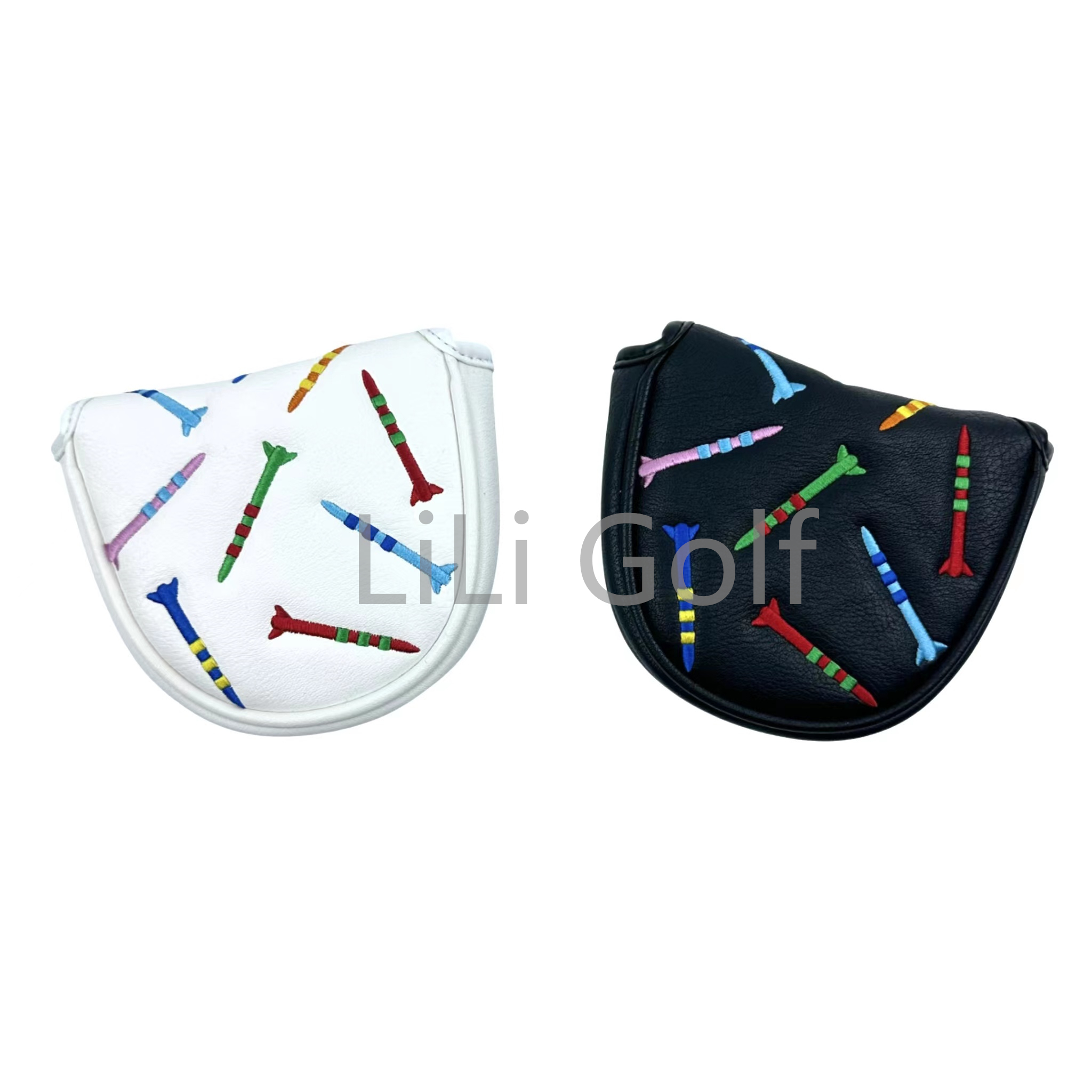 Missile Patroon Putter Cover PU Lederen Mallet Putter Cover Magnetische Sluiting Golf Head cover 1PC
