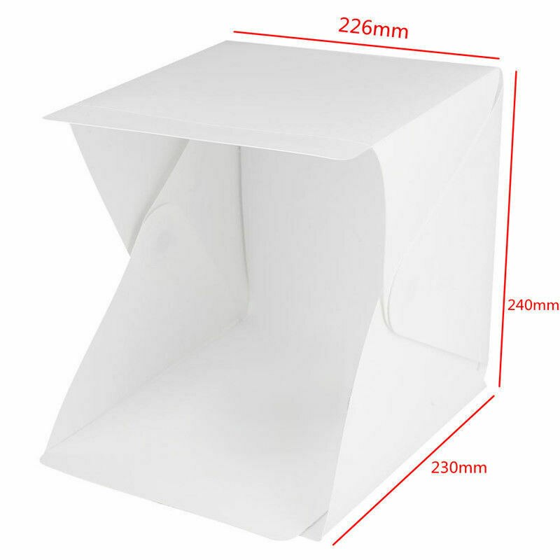 Pieghevole Lightbox fotografia portatile studio fotografico tenda portato Softbox mini luce scatola per fondali fotografici DSLR