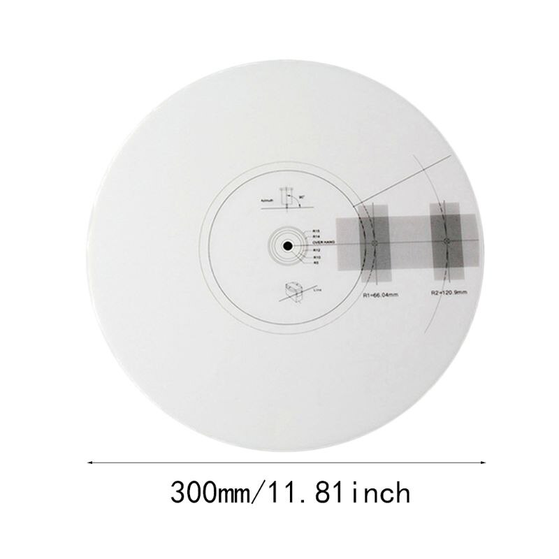 Antislip Lp Vinyl Record Pickup Hoek Kalibratie Plaat Afstand Gauge Gradenboog Aanpassing Ruler Tool Draaitafel 32CA