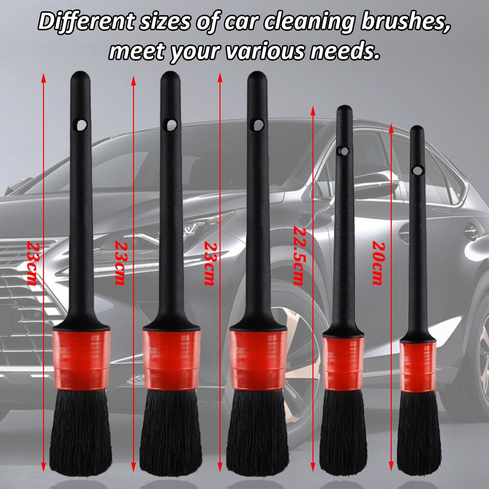 Car Cleaning Detailing Borstel Set Power Scrubber Boor Borstel Set Voor Auto Wielen Dashboard Vuil Dust Cleaning Auto Velg Borstels