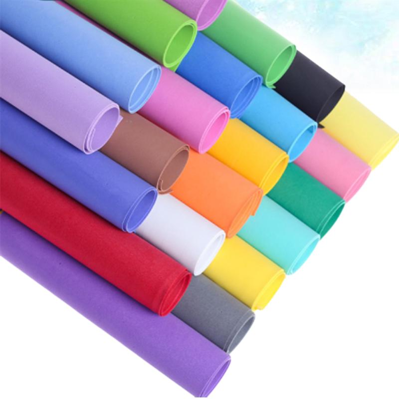 De papel de espuma EVA de 1mm de grosor, hojas de espuma hechas a mano, papel de esponja, materiales de artesanía arte de colección de recortes para flores 10 Uds./lote