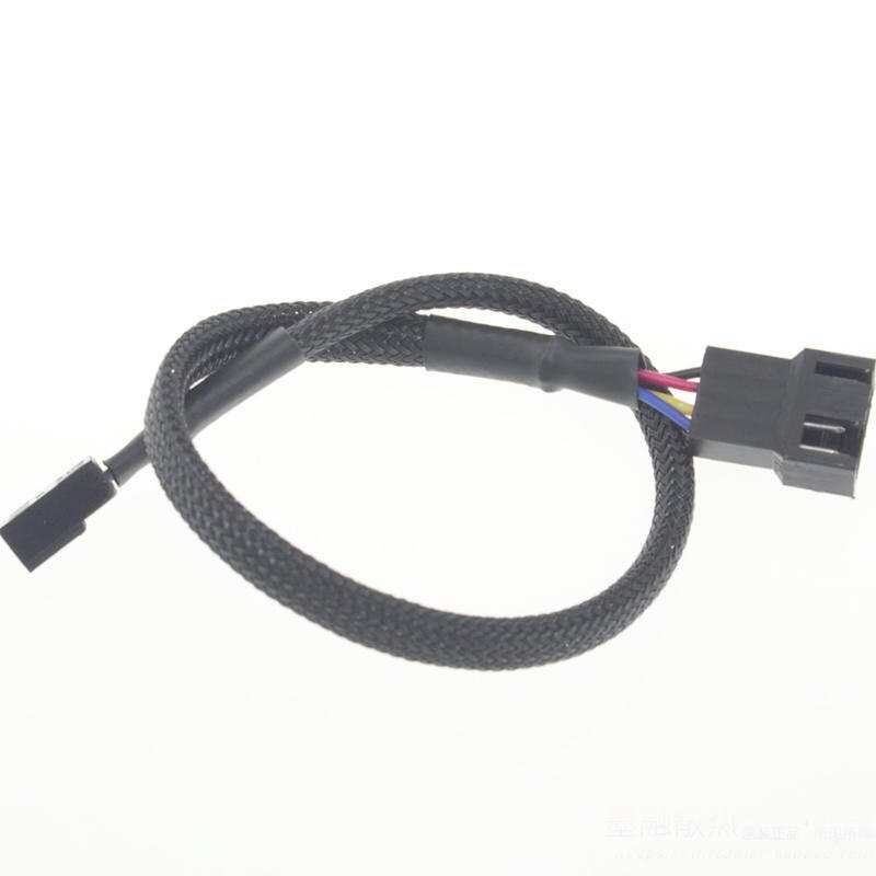 10PCS 4 Pin PWM Fan Extension Power Cable Connector Case Male to Female Extending Cables Compatible with 4 Pin/3 Pin Fan