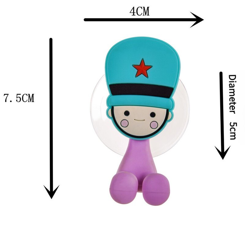 Tandenborstelhouder Zuig Cartoon Dier Tandpasta Opbergrek Tandenborstel Dispenser Badkamer Organizer Accessoires