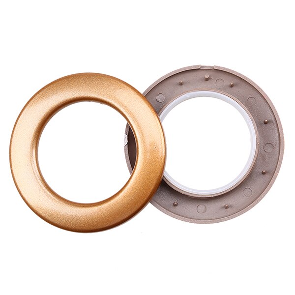 8 Pack Curtain Grommets 40mm Curtain Eyelet Rings Grommet Kit Nanoscale Low Noise Curtain Rings for Window Bathroom: Default Title