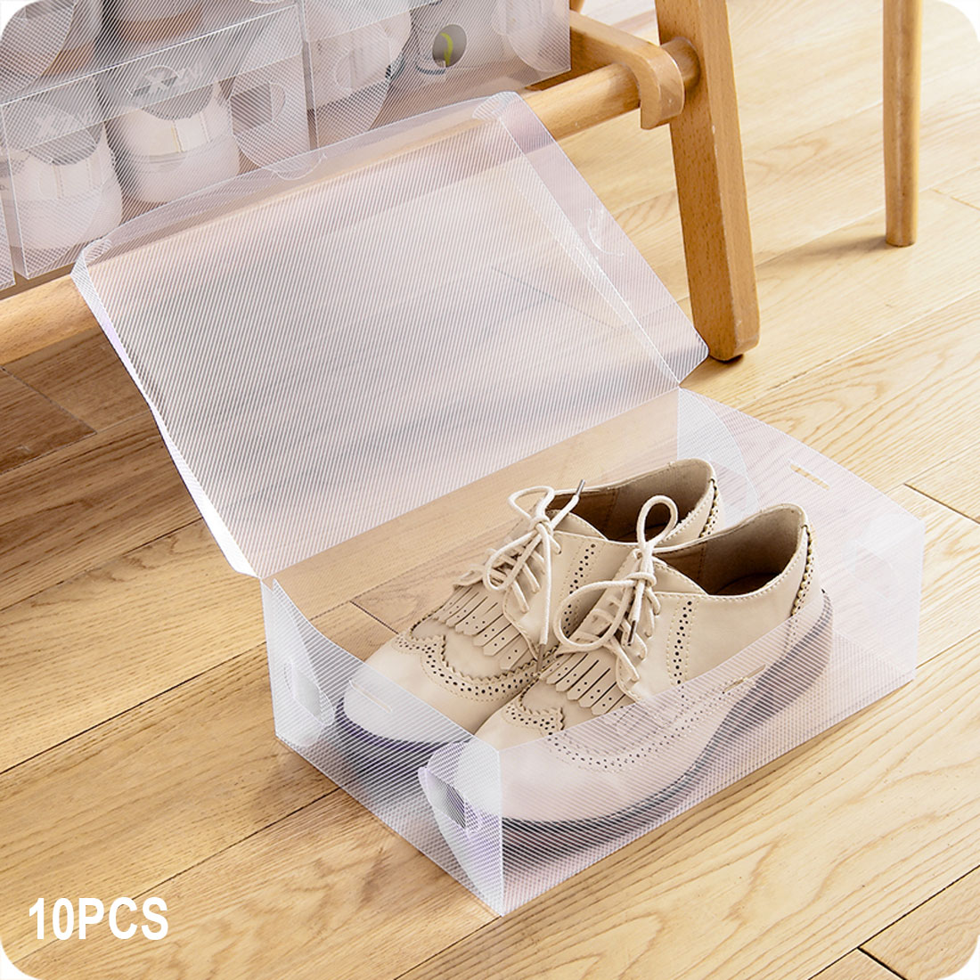 Shoe Storage Caja Plastica Organizadora Zapatos Caja De