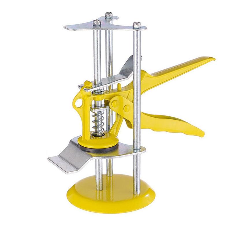 Lift Cabinet Jack Gypsum Board Repair Adjuster Locator Wall Brick Labor Saving Arm Height Raiser Tiling Tool Plaster Sheet: Yellow