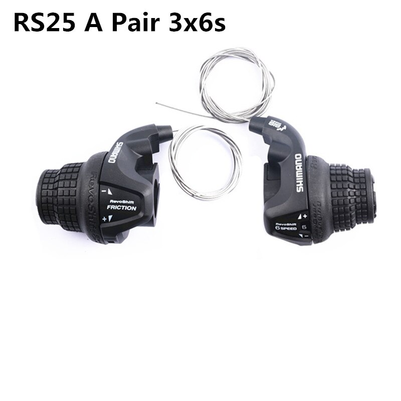 Shimano tourney sl  rs36 rs35 rs25 revoshift bike twist vaihdevipu 3/6/7 nopeus 18s 21s rs35 as rs31 mtb polkupyörän osille: Rs25 3 x 6s