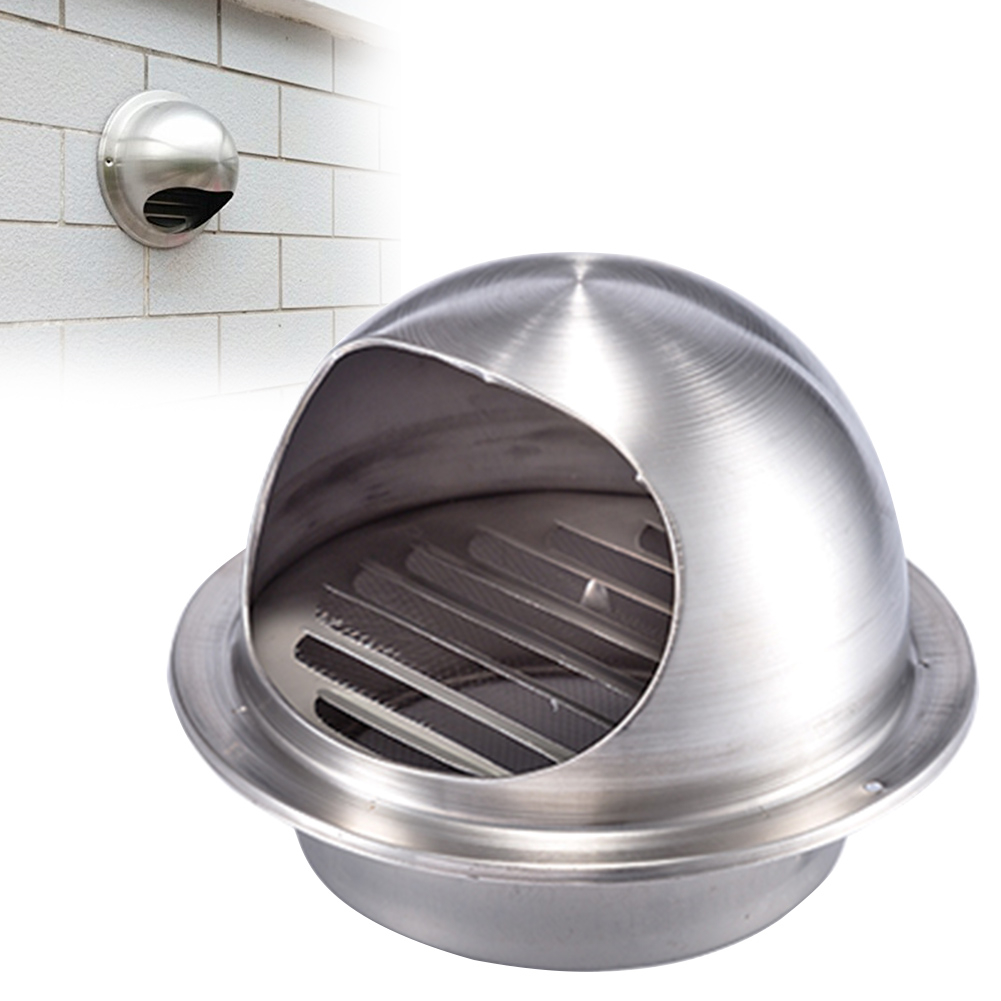 100/120/150/200/250mm rvs afzuigkap, kap externe muur vent cap ventilatie cap air ventilatie ventilator