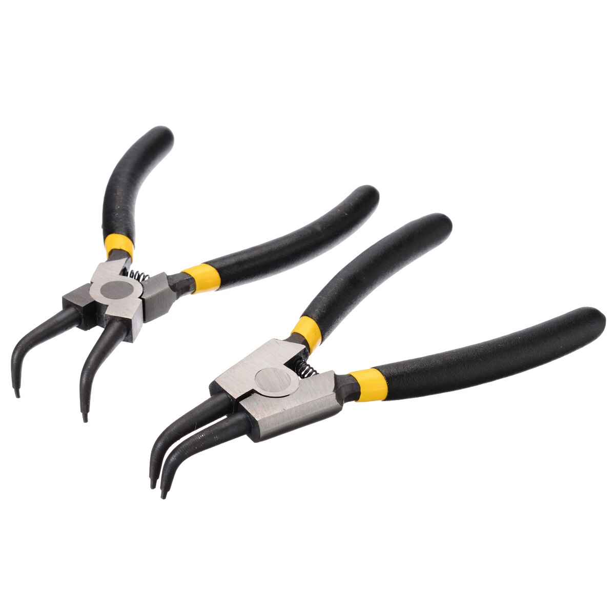 4pcs 6 inch 150mm Circlip Pliers Set Snap Ring Plier Angled/Straight Hand Pliers Tools Kit for Inner & Outer Rings