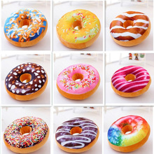 Chokolade donut pude pude jule donuts dekorativ pude sofa sæde indretning jule børn puder etui ingen fyld