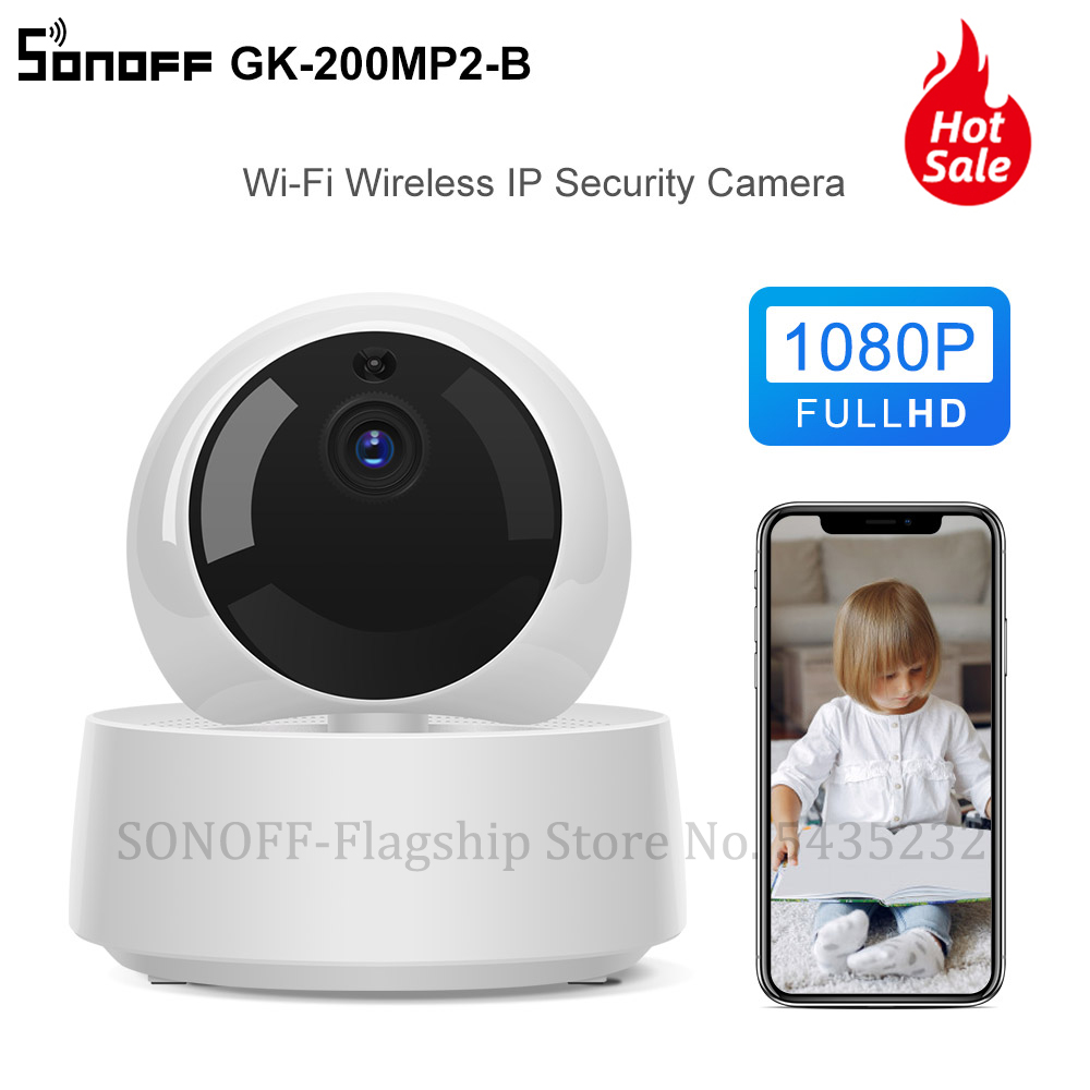 Itead SONOFF GK-200MP2-B 1080P HD MINI Wifi Smart Camera Smart Home Security Camera 360 Wirelsess IP Camera Via e-WeLink Control