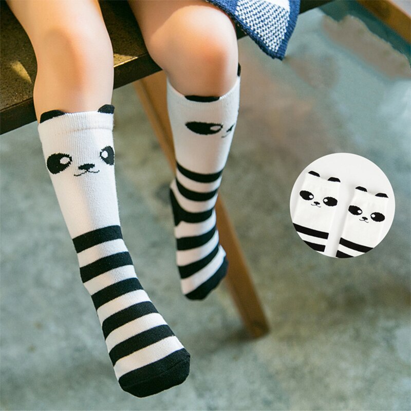 baby girl socks meias infantil Knee High Bows Princess Socks cute Baby Socks Long Tube Booties Vertical Striped sokken Kids Sock