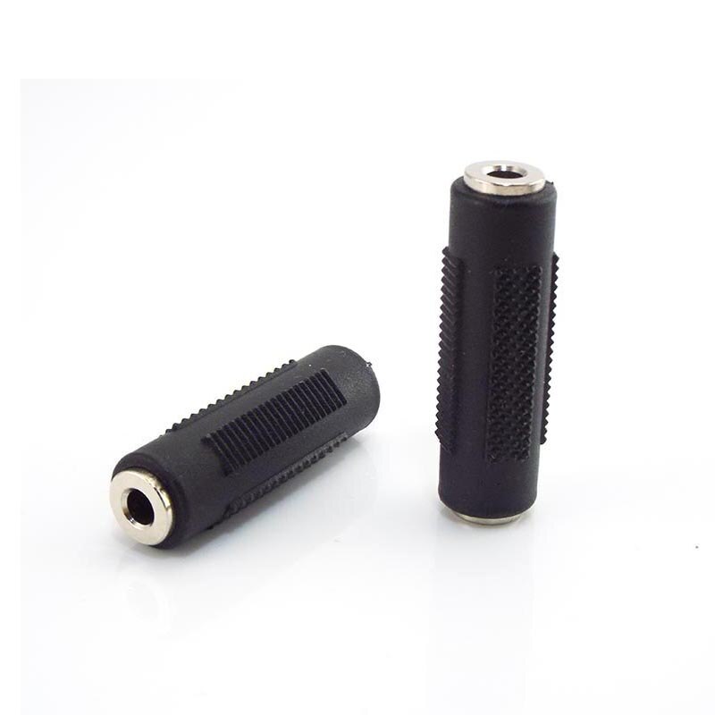 Adaptateur de prise Jack Audio femelle à femelle, 2 pièces, 3.5mm, connecteur de coupleur stéréo, Matel