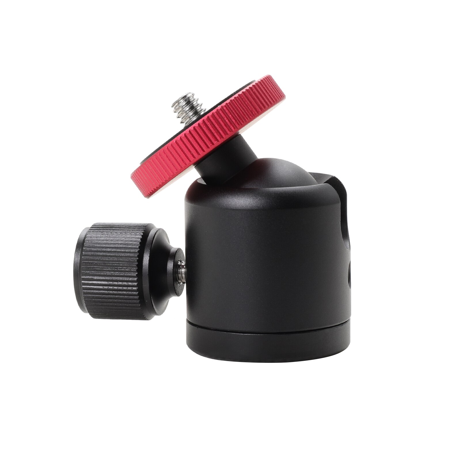 Mini Ball Head Rotatable Ball Head Photography Accessory Replacement with 3/8 1/4 Inch Screw Hole for Camera Camcorder Light