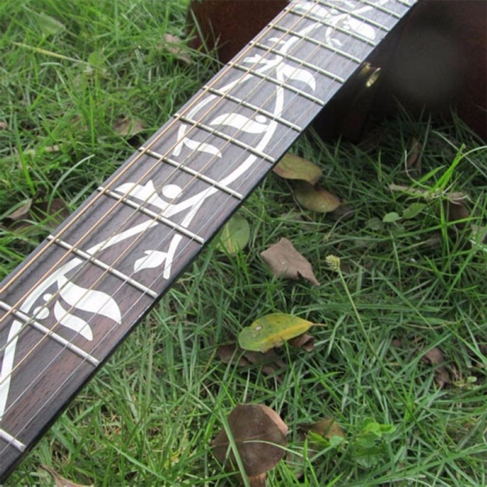 Pegatinas para Guitarra acústica eléctrica, calcomanía con incrustaciones Ultra delgada, etiqueta adhesiva para Guitarra, parte de Guitarra, accesorios para instrumentos