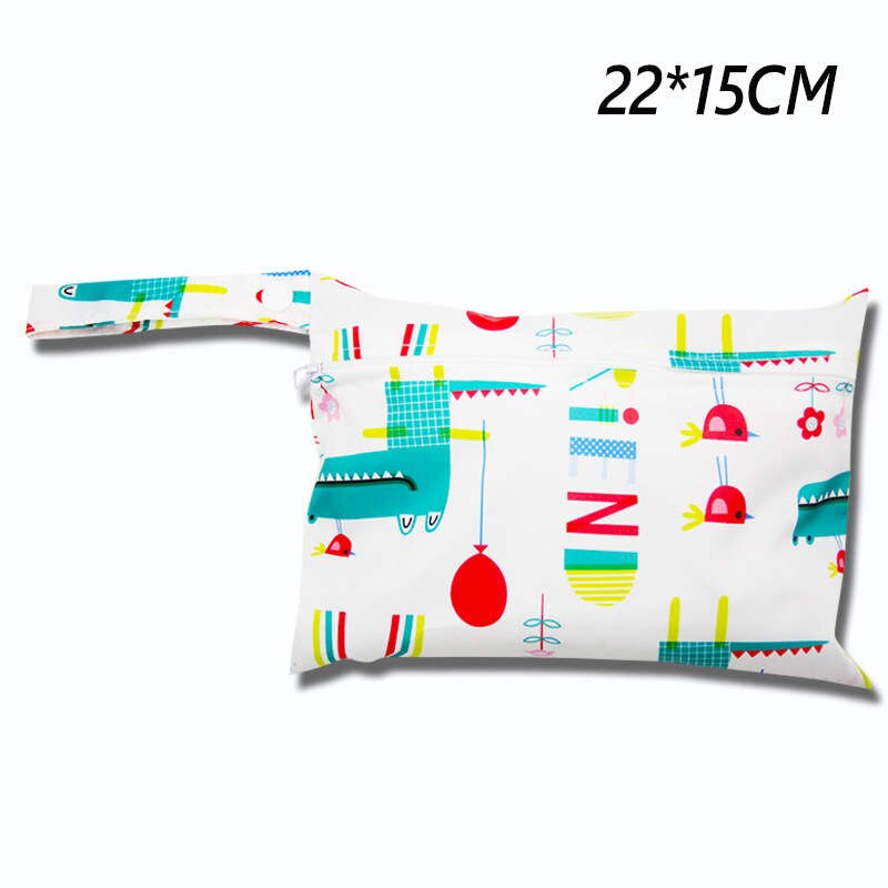 Warmom Wasserdichte Windel Tasche Baby Ausflug Windel Lagerung Tasche Baby Kinderwagen Hängenden Beutel Mehrweg Nass Trocken Tasche Druck Tasche Taschen