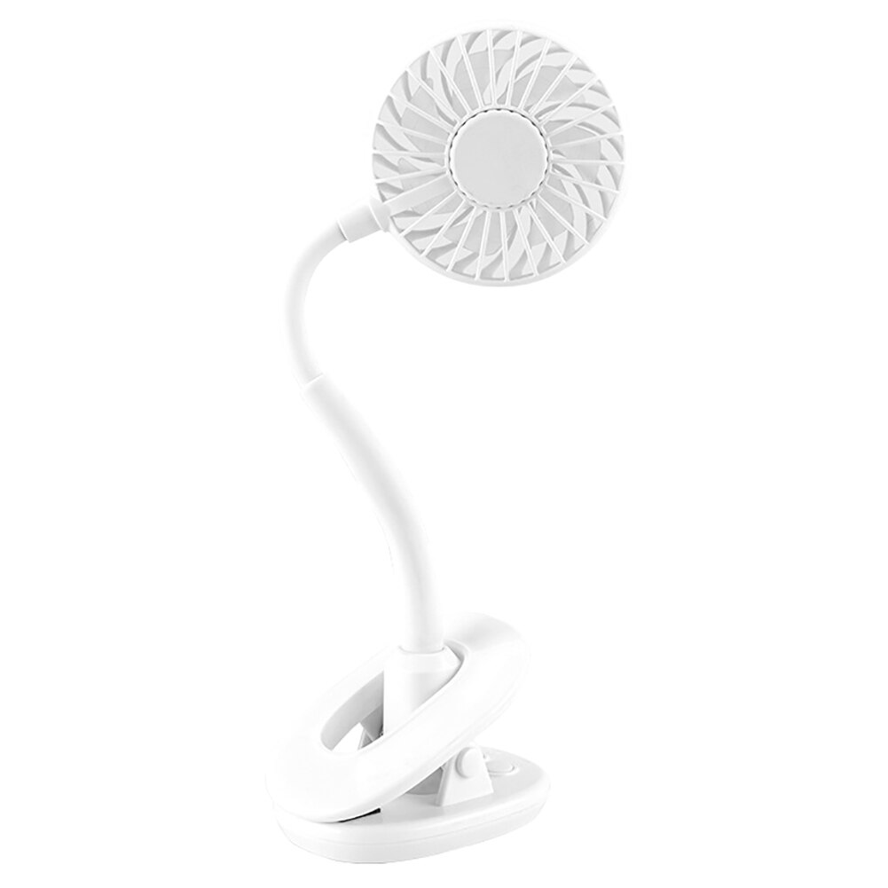 Air Oplaadbare Mini Draagbare Met Led Lantaarn Fan Draagbare Hand Ventilator Koele Wind Voor Aroma Clip Fan: WHITE