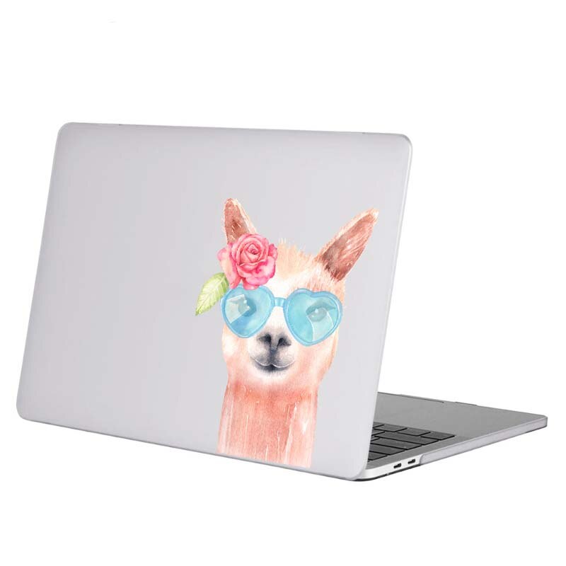 Lama Jongen & Meisje Kleurrijke Laptop Decal Sticker voor Apple Macbook Pro Air Retina 11 12 13 14 15 17 inch Mac Mi Boek Notebook Huid
