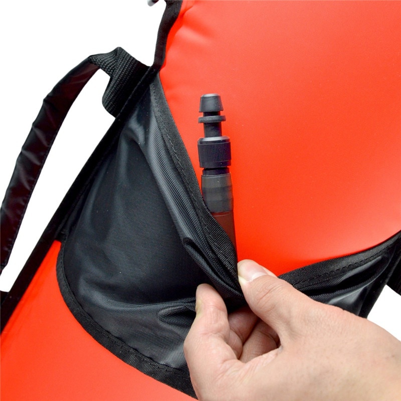 Opblaasbare Duiken Onderwatervissers Signaal Float Boei Met De Duik Vlag Banner, Gratis Duiken Strand Duiken Snorkelen Veiligheid Si